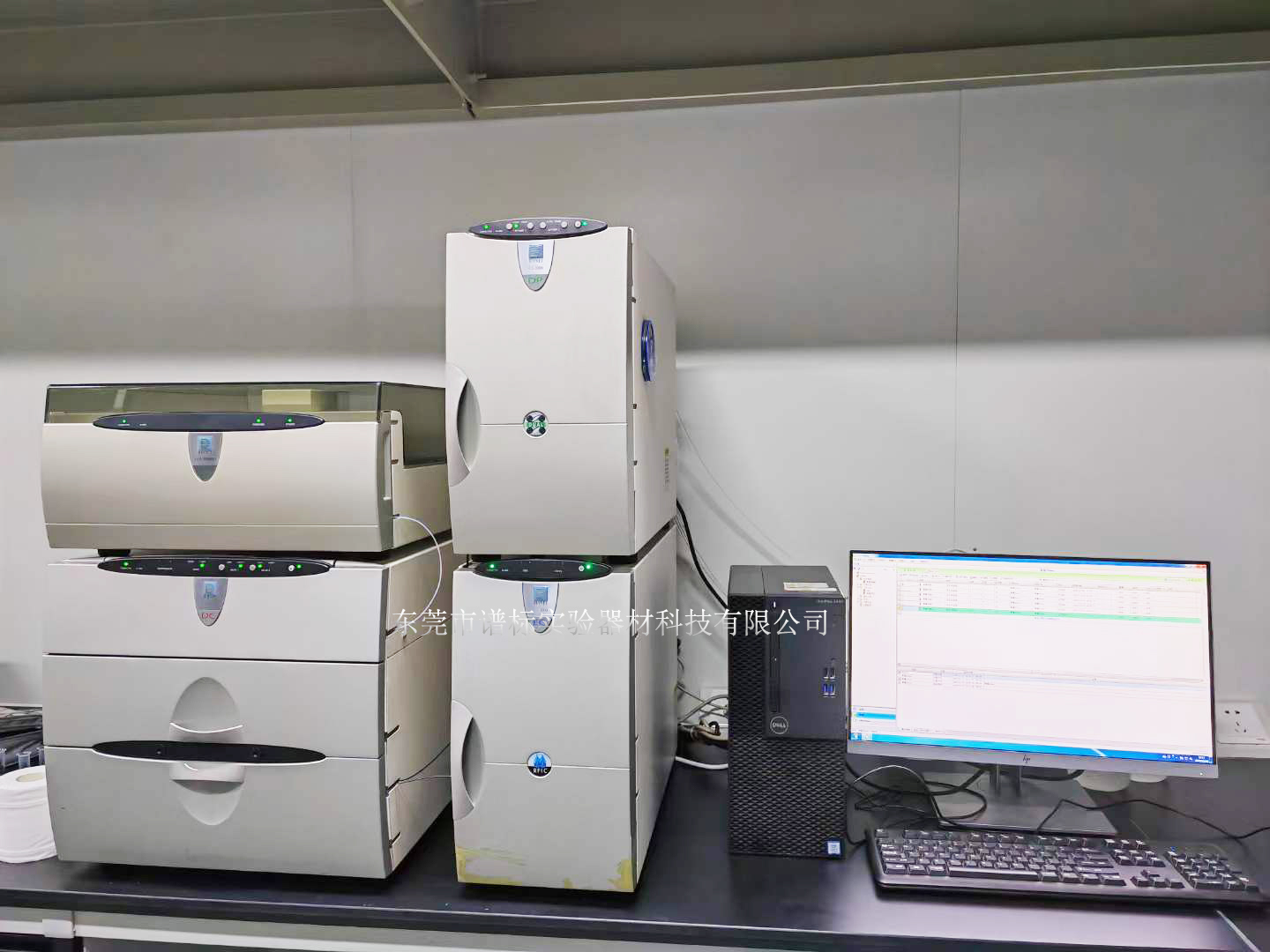 戴安離子色譜儀ICS3000，12月17日在廈門某大型檢測(cè)公司調(diào)試成功
